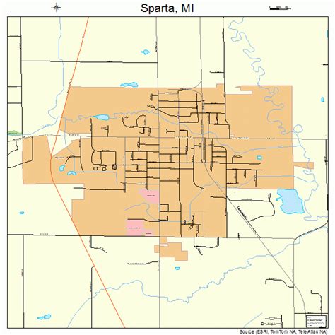 Sparta Michigan On Map