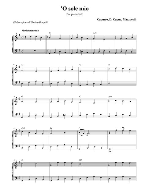 spartiti in pdf per pianoforte