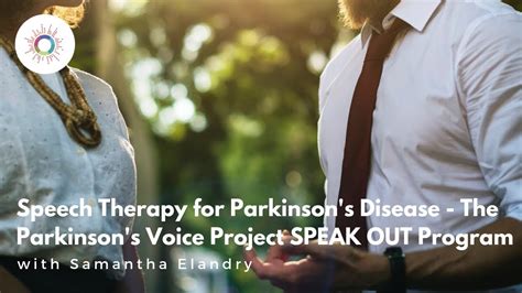 speak out program for parkinson's disease
