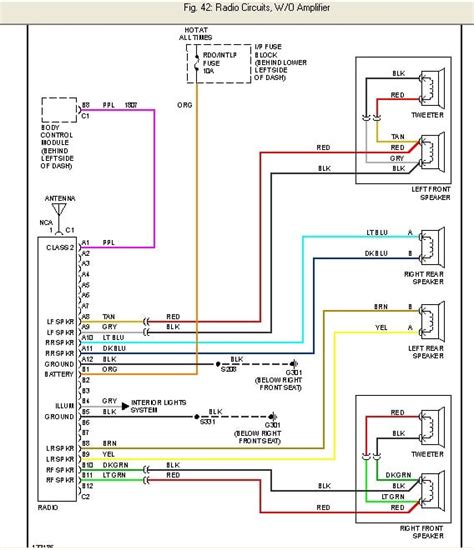 2001 Chevy Silverado Radio Wiring Diagram Cadician's Blog