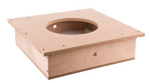 speaker back box construction
