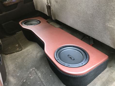 speaker box for chevy silverado extended cab
