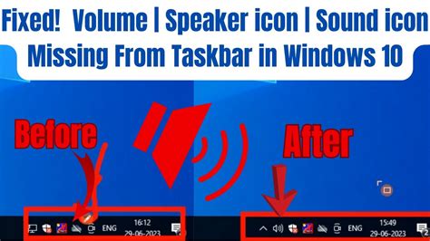 Speaker Icon Missing Windows 10