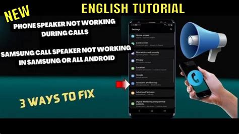 Speaker Not Working While Calling