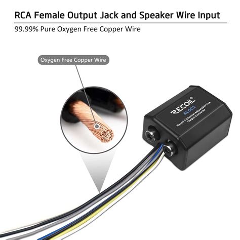 Speaker Output To Rca