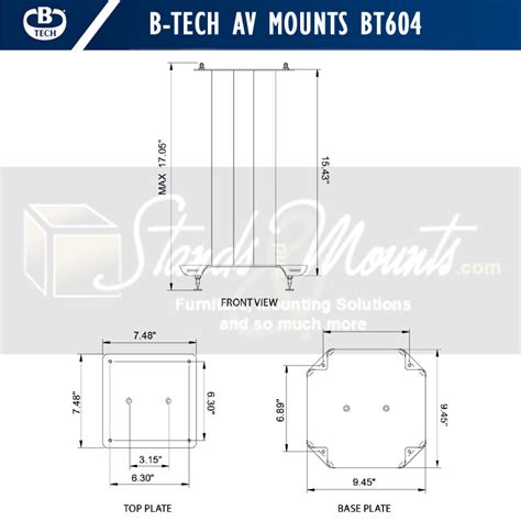 Speaker Stands Specs