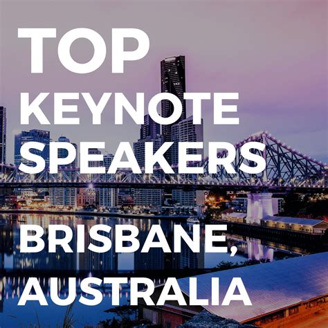 Speakers Brisbane