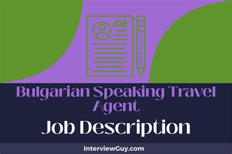 Speaking Agent Job Description
