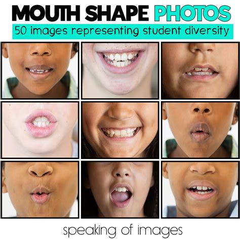 Speaking Mouth Shape Template Printable