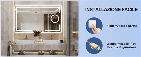 Specchio Bagno Con Luce Amazon
