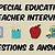 special education teacher interview questions and answers
