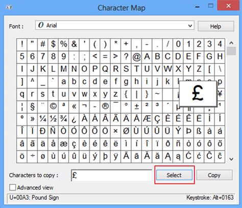 special characters list copy and paste