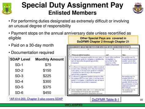 special duty assignment pay