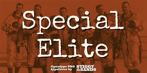 Special Elite Regular Font