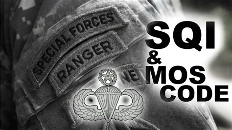 special forces mos identifiers