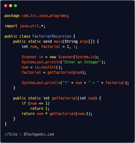 special number in java using recursion