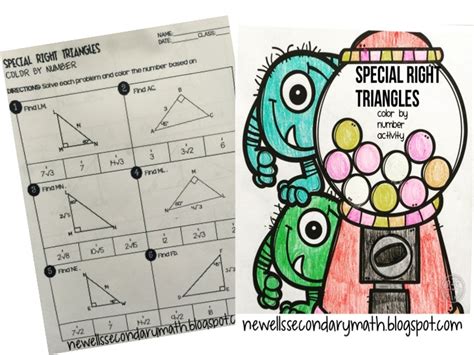 Special Right Triangles Worksheet Pdf —