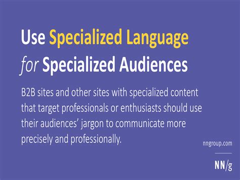 Specialized Language Examples