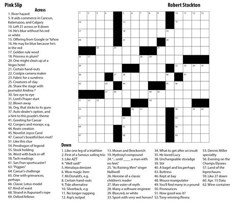 specialized vocabulary word crossword