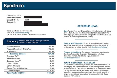 spectrum billing