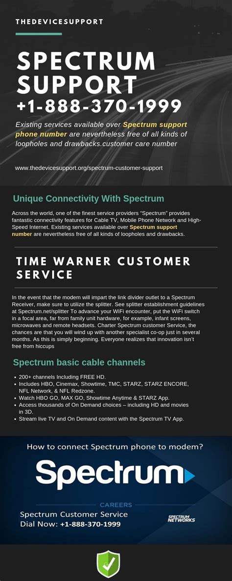 spectrum business customer service number