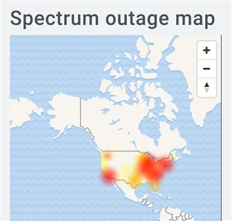 spectrum current outage map