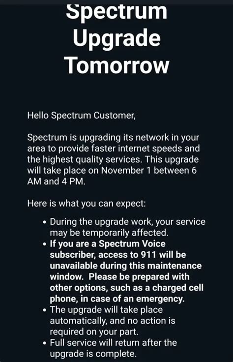 spectrum internet upgrade