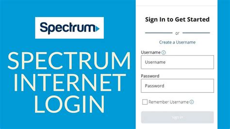 spectrum log in page