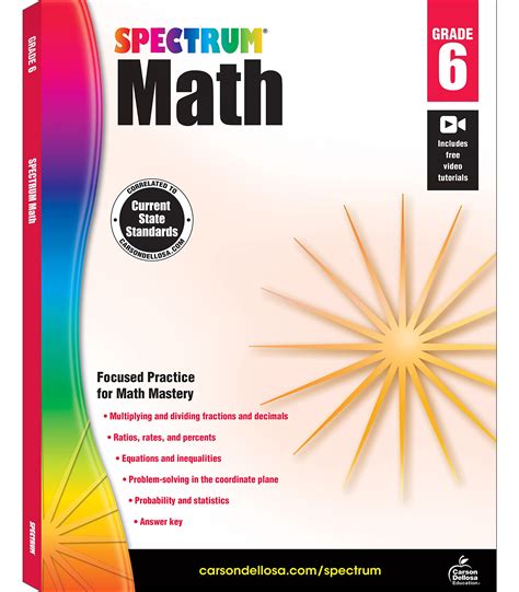 Spectrum Math Grade 6 Worksheets