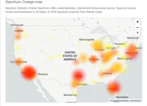 spectrum outages