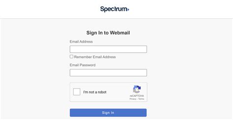 spectrum webmail login email