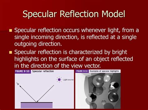 Specular Reflection Model