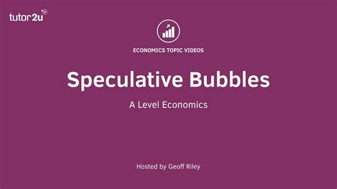 Speculation And Bubbles Definition