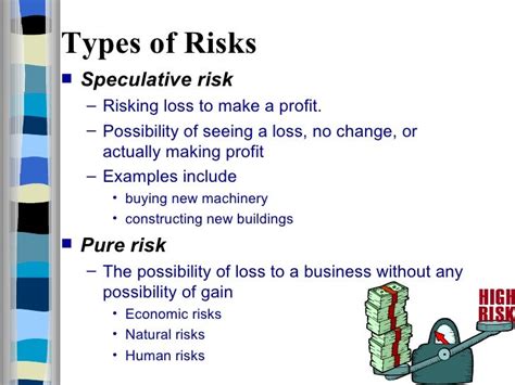 Speculative Risk Defined