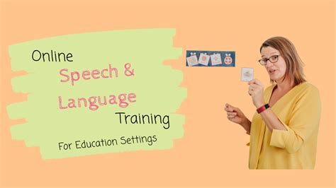 speech and language courses