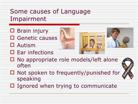speech and language disorders ppt