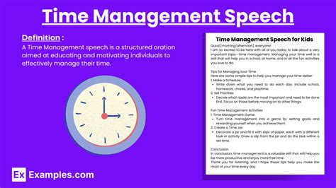 Speech In Time Management