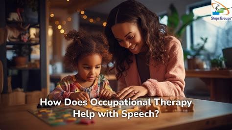 Speech Occupational Therapy Help