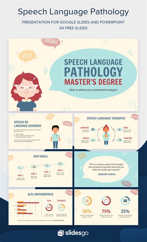 speech therapy google slides template