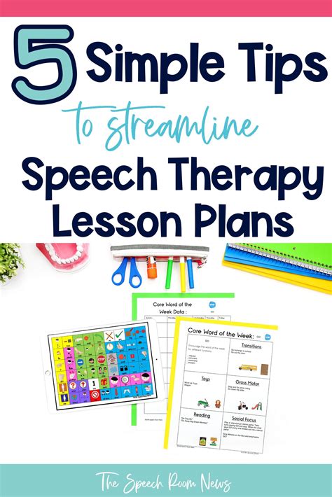 Speech Therapy Plans