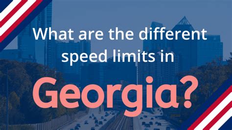 speed limits in georgia