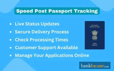 speed post passport