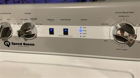 Speed Queen Overflow Error