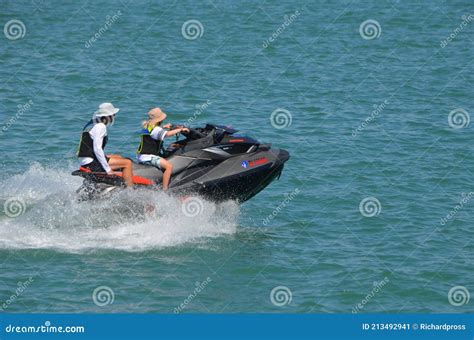 speeding on jetski