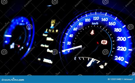 Speedometer And Light