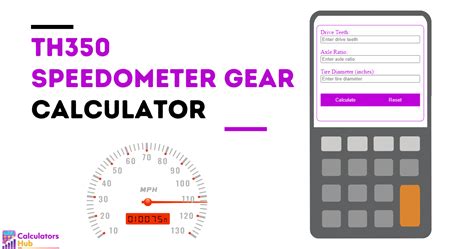 Speedometer Cable Gear Calculator