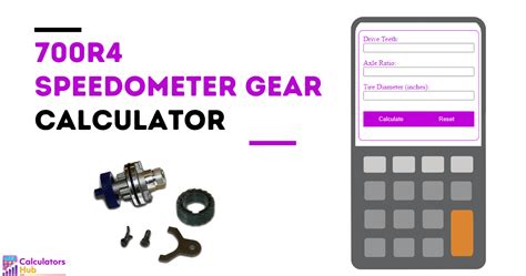 Speedometer Gear Chart 700R4