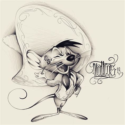 Famous Speedy Gonzales Tattoo Designs References