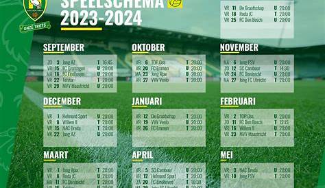 Programma ADO Den Haag 2020 / 2021 Eredivisie | Alle wedstrijden
