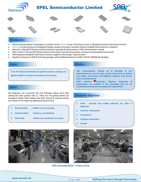 Spel Semiconductor Products